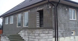 Фасад из газобетона для дома в Луге - Строй-Мск, качественная отделка от 2084 руб.